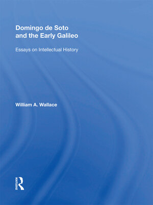 cover image of Domingo de Soto and the Early Galileo